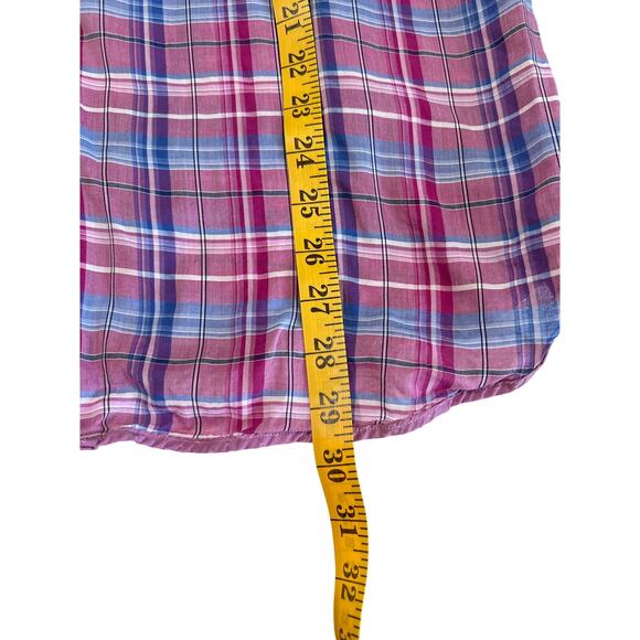 Hammer Made Short Sleeve Button Up Plaid Shirt Men's Medium Designer Details - Picture 11 of 11